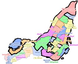 Island of Montreal after 2006 demerger