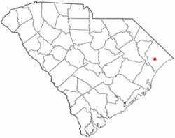 Location of Conway in South Carolina