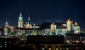 Krakow - Wawel - nocny pejzaz 01.jpg