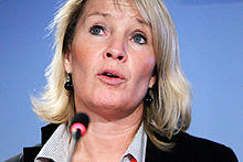 Danmarks utrikesminister Lene Espersen pa Nordiska Radets session i Reykjavik pa Island 2010-11-03.jpg