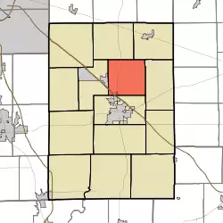 Map highlighting Marion Township, Shelby County, Indiana.svg