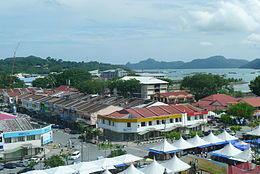 Kuah town, the commercial centre of Langkawi Island
