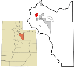 Location in Wasatch County and the state of Utah
