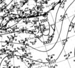Tropical Storm One analysis 28 Jun 1923.png
