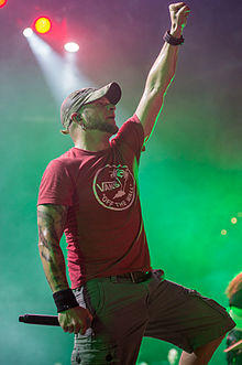 Phil Labonte performing at Rock im Park in 2015.