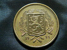 20 markka obverse