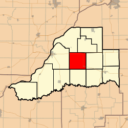 Map highlighting Sherman Township, Mason County, Illinois.svg