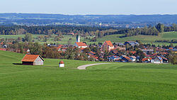 Unterthingau seen from the southwest