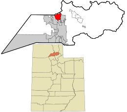 Location in Weber County and the state of Utah