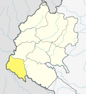 Location of Kanchanpur District