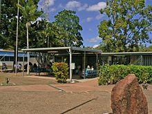 Weipa airport departure lounge.JPG