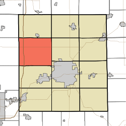Location of Harrison Township in Delaware County