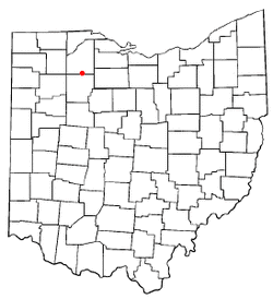 Location of Bairdstown, Ohio