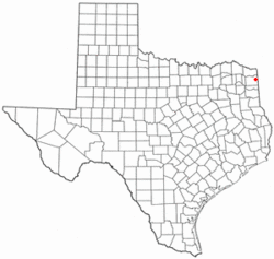 Location of Atlanta, Texas