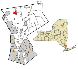 Location of Crompond, New York