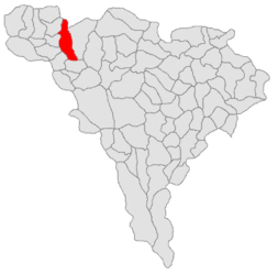 Location in Alba County