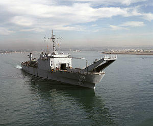 USS Peoria (LST-1183) aerial stbd bow view.jpg