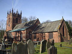Church of St Oswald, Backford - geograph.org.uk - 2262903.jpg