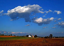 A farm near East Petersburg