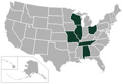 Great Midwest Conference locations