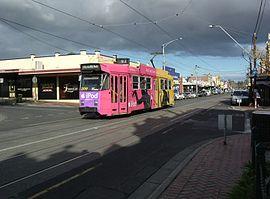 Z3 209 in Union Rd or route 57, 2004 (tram).jpg