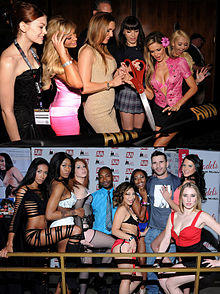 AVN Expo Ribbon Cutting and Models Hard Rock Hotel 2014.jpg