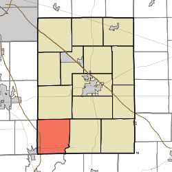 Map highlighting Jackson Township, Shelby County, Indiana.svg