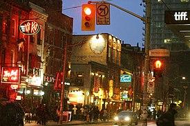 Entertainment District from John Street and King Street West