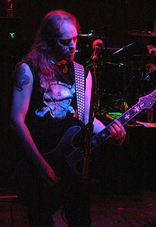 Anders Nyström playing with Katatonia at Jaxx Nightclub in West Springfield, Virginia on September 4, 2007.