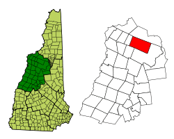 Location in Grafton County, New Hampshire