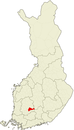 Location of Kangasala