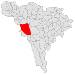 Location in Alba County