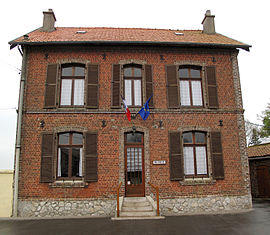 The town hall of Widehem