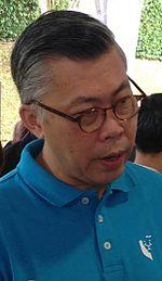 Steven Chong at the ground-breaking ceremony for the new School of Law building, Singapore Management University - 20140120.jpg