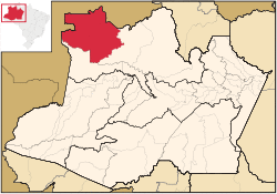 Location in the State of Amazonas