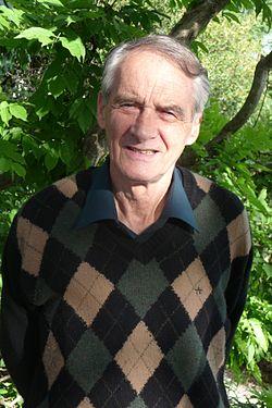 Bill Aitken in his Mussoorie garden in 2009