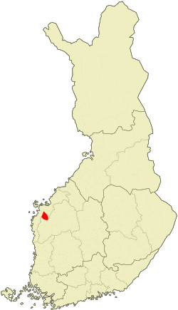 Location of Laihia in Finland