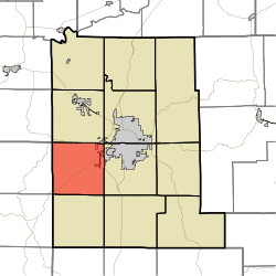 Location in Monroe County