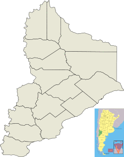 Zapala is located in Neuquén Province