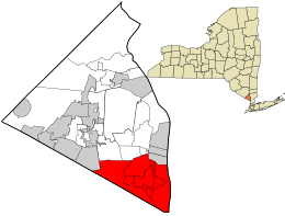 Location in Rockland County and the state of New York.