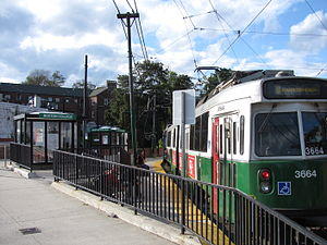 Boston College MBTA station, Brighton MA.jpg