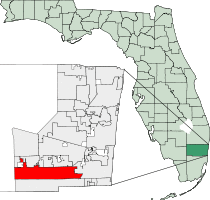 Map of Florida highlighting Pembroke Pines.svg