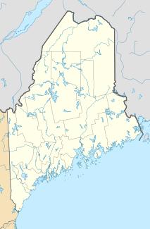 Map showing the location of Baxter State Park