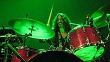 Little Barrie live at Paradiso, opening for Primal Scream Virgil Howe on drums (6120961493).jpg