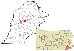 Location in Chester County and the U.S. state of Pennsylvania.
