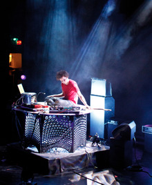 Tyondai Braxton performing at the Brooklyn Academy of Music in May 2012