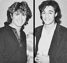 George Michael (left) and Andrew Ridgeley (right), 1984–1985