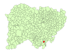 Location in Salamanca