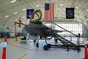 F-35 AA-1 (front-view) on display at Eglin.jpg