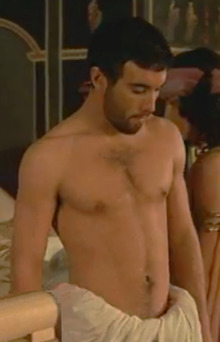 Francesco Daniele Quinn (1963 – 2011) as Marcus Vinicius in "Quo Vadis?", a 1985 miniseries.png